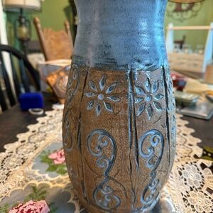 Handmade pottery vase